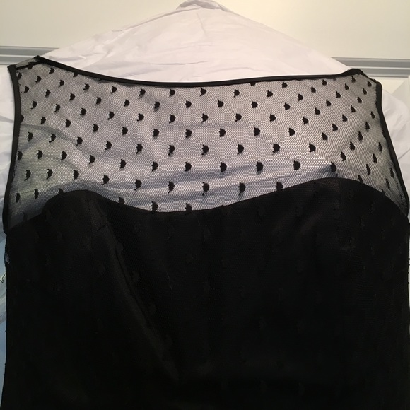 Black cocktail dress with lace - Picture 2 of 4