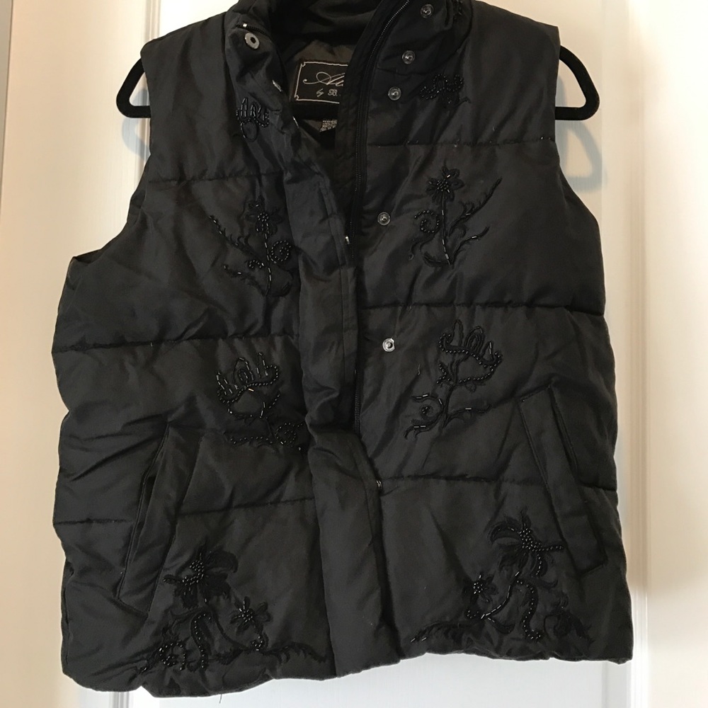 Beaded Puff Vest