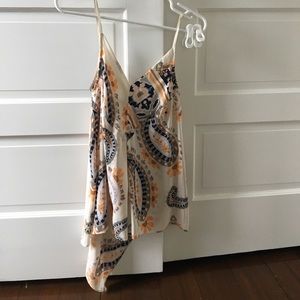 Anthropologie HD Paris asymmetrical top size US 6