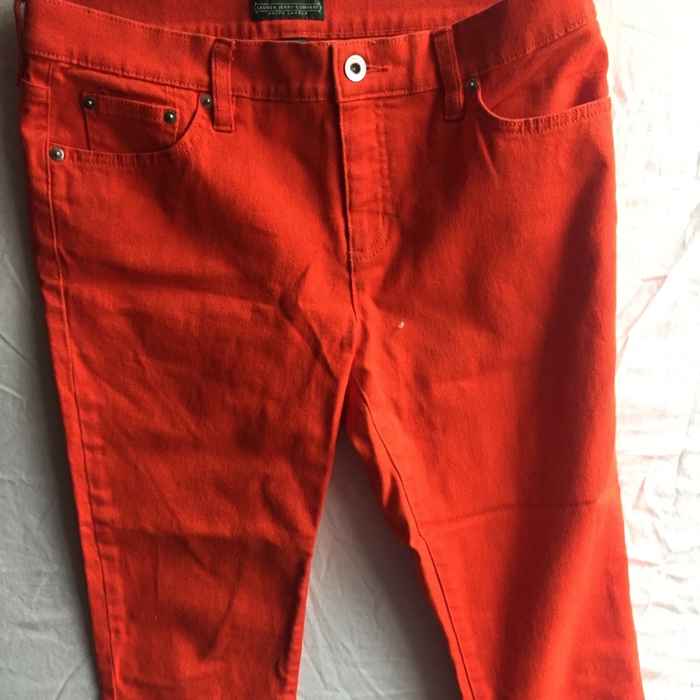 Ralph Lauren bright orange pants