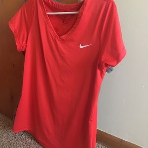Nike driFit vneck tee!!
