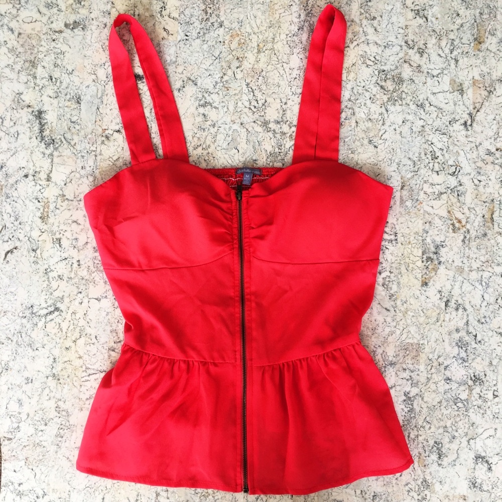 PINK ZIP FRONT CROP TOP