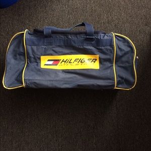 Vintage Tommy Hilfiger athletics duffle bag