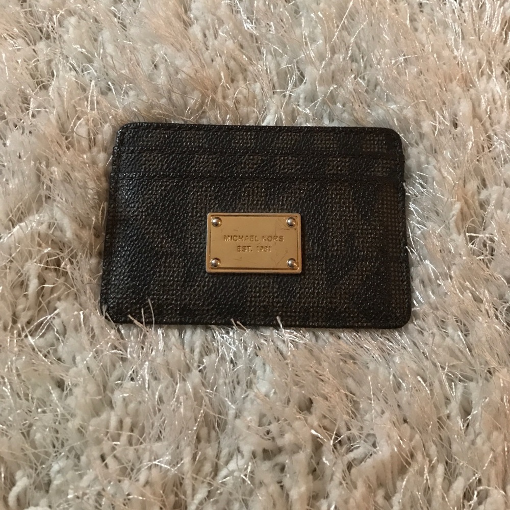 Michael Kors Logo Card Holder