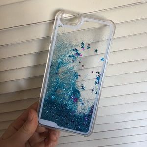 Iphone 6 glittery phone case