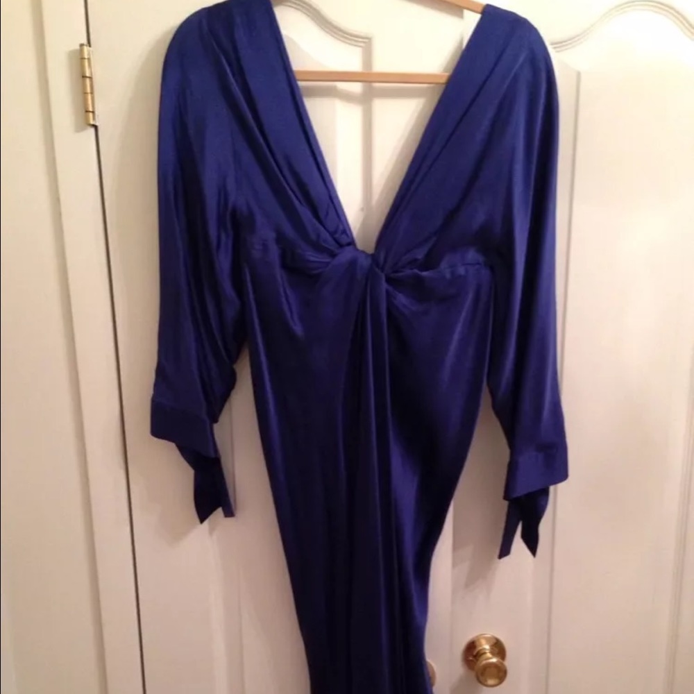 Alberta Ferretti sz 10 royal blue stunning dress