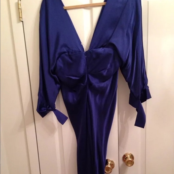 Alberta Ferretti sz 10 royal blue stunning dress - Picture 5 of 7