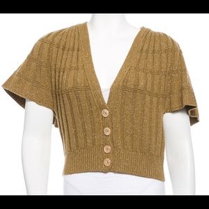 Authentic Louis Vuitton Wool Cropped Cardigan