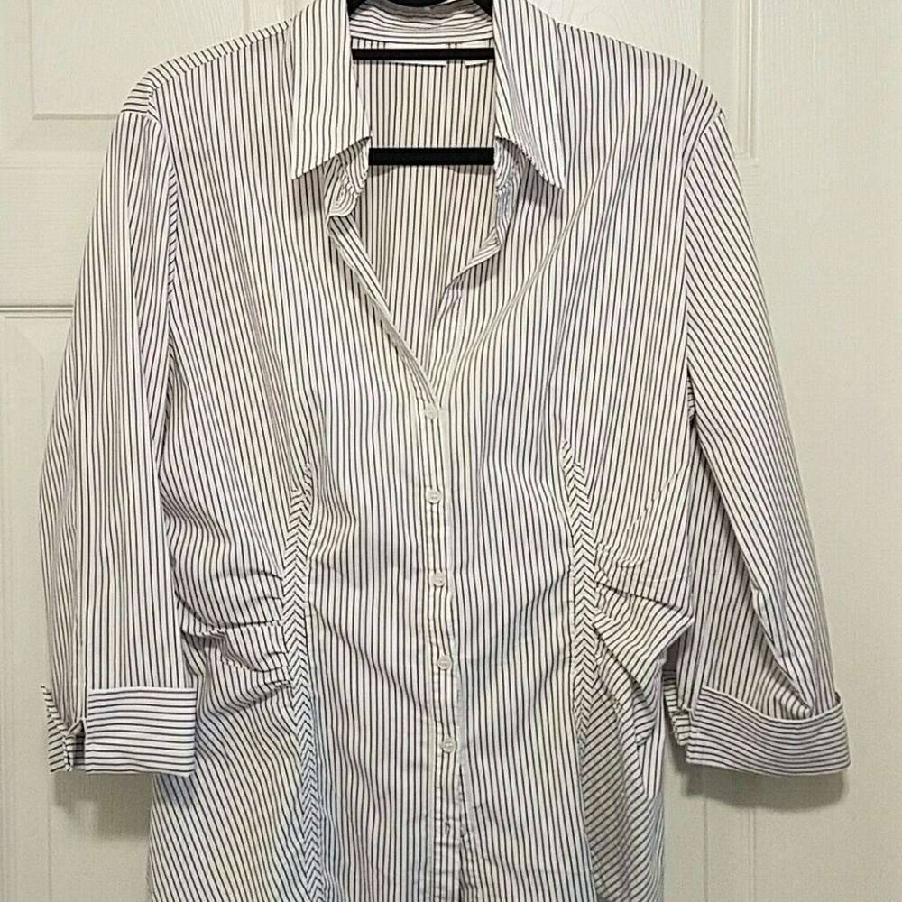 NY&Co pinstripe button down