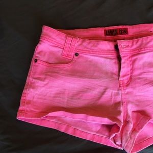 HOT PINK SHORTS