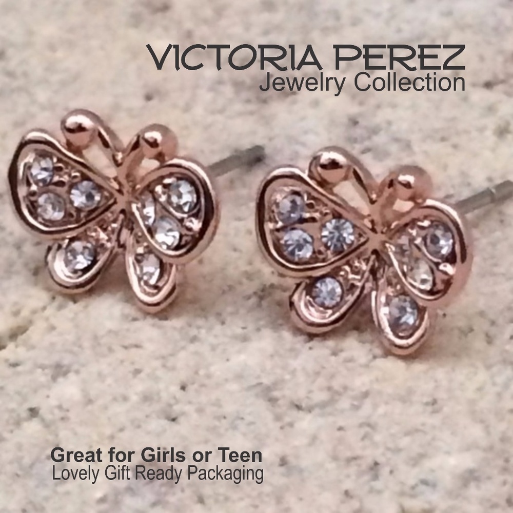 Small  Butterfly Stud Earrings