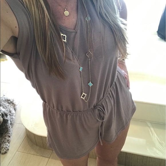 🇺🇸 Hailey Mocha Romper🇺🇸 1 Day Sale - Picture 6 of 8