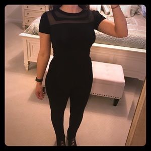 Black jumper with open back!