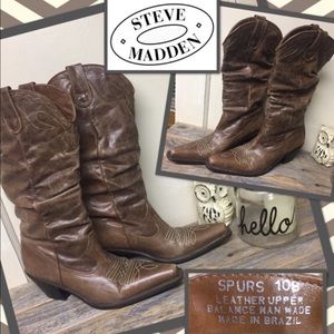 Steve Madden Spurs Cowboy Boots 🤙