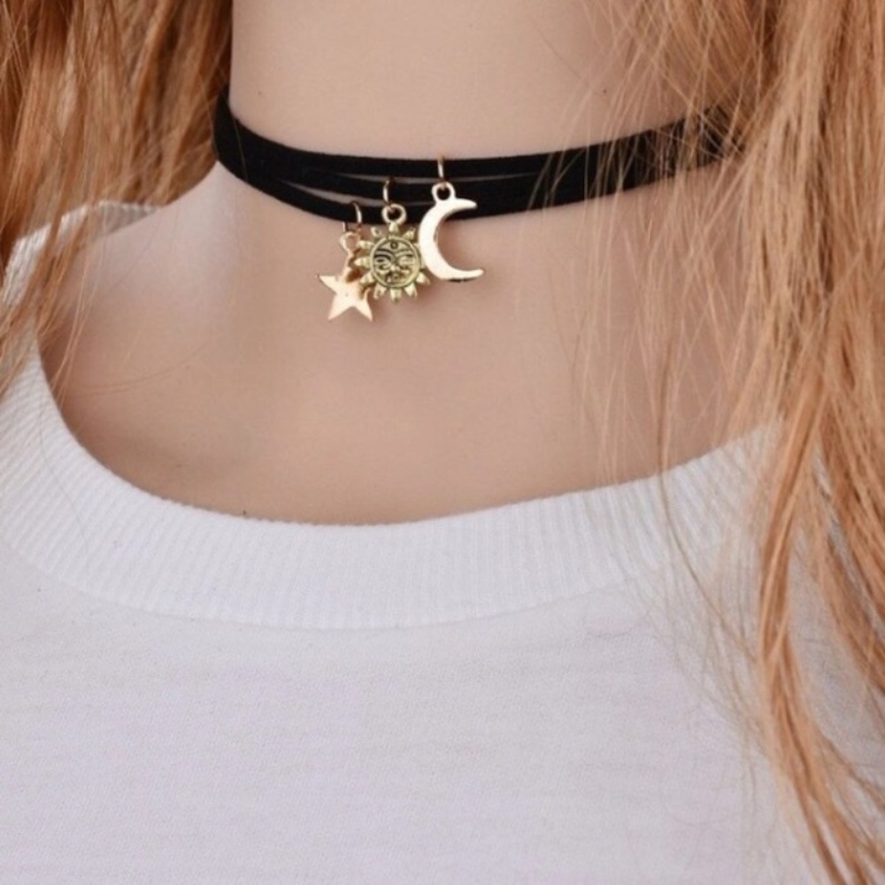 5 for $25 Three chokers sun moon star - Picture 3 of 5