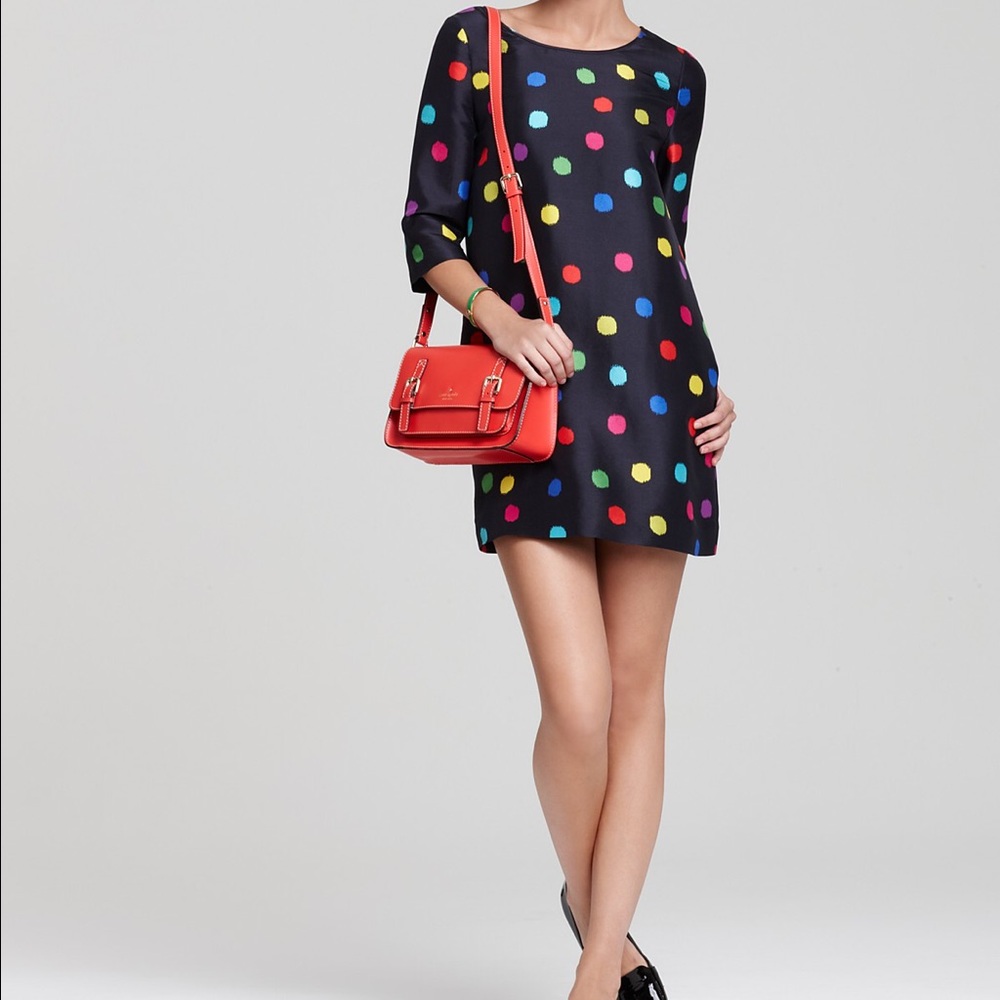 Kate Spade Multi Colored Polka Dot Dress
