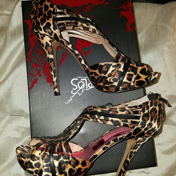 Leopard heels - Picture 2 of 5