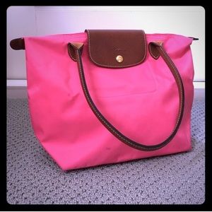 Hot Pink Longchamp Purse