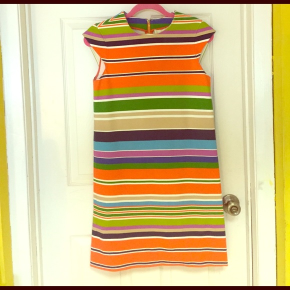 Kate Spade Multi Colored Stripe Dress - Picture 2 of 8