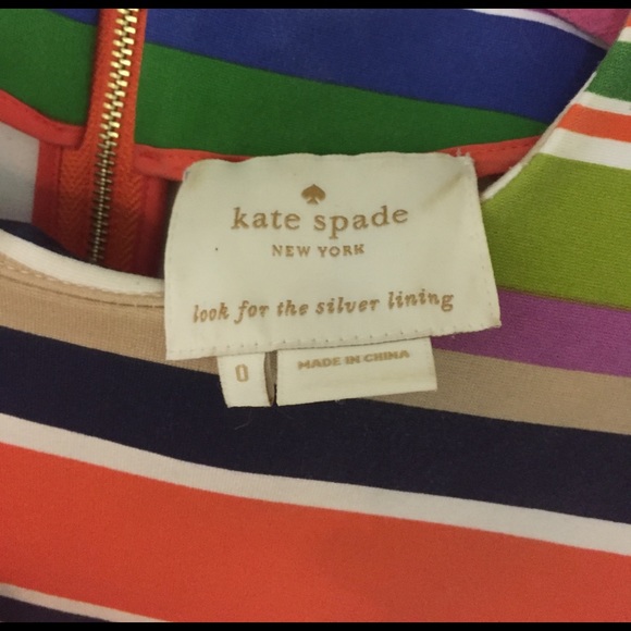 Kate Spade Multi Colored Stripe Dress - Picture 6 of 8