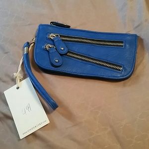 Dark blue wristlet