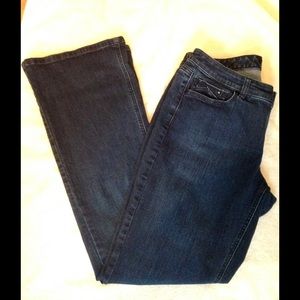 WHBM, Jeans, Like New, W/Black beading on pockets.