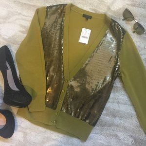 J. Crew Sequined Cardigan