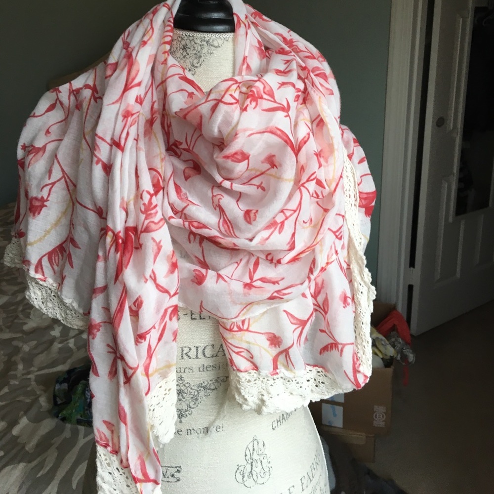 Pretty spring scarf