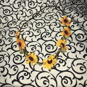 Sunflower headband