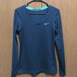 Long sleeve Nike pro shirt
