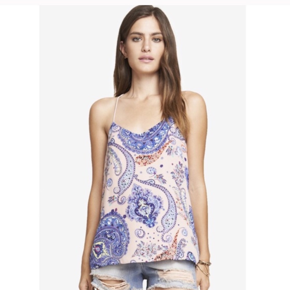 Reversible paisley Barcelona cami