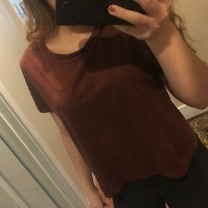 MAROON PACSUN TOP