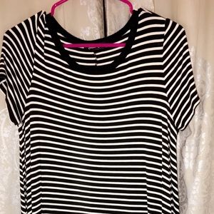 Striped t-shirt dress