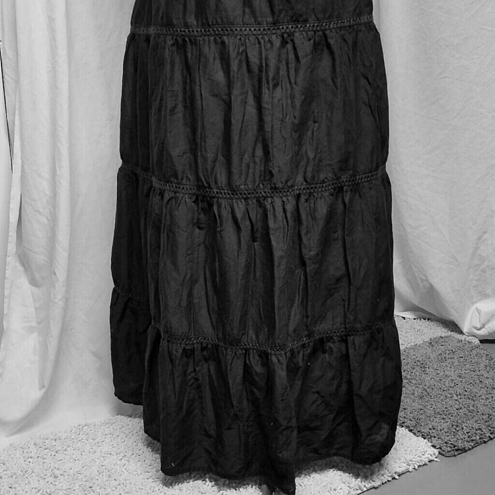 Long plus-size skirt