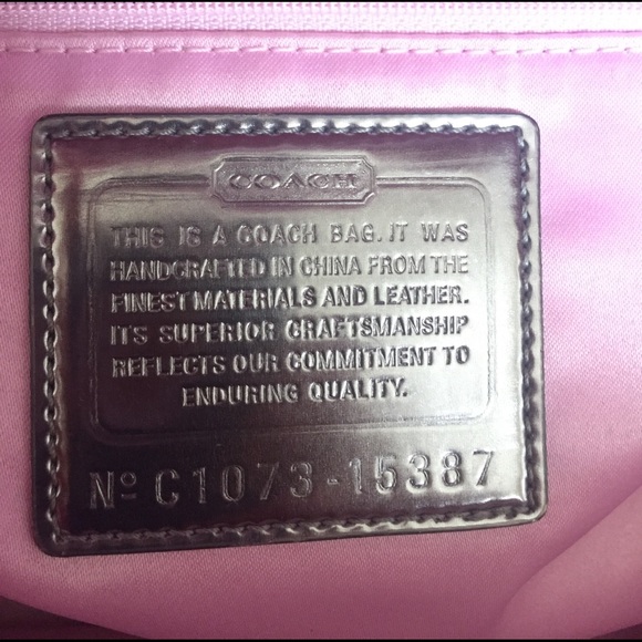 Hot pink Coach Backpack - Picture 4 of 5