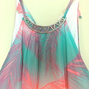 Long, beautiful, summer dress.