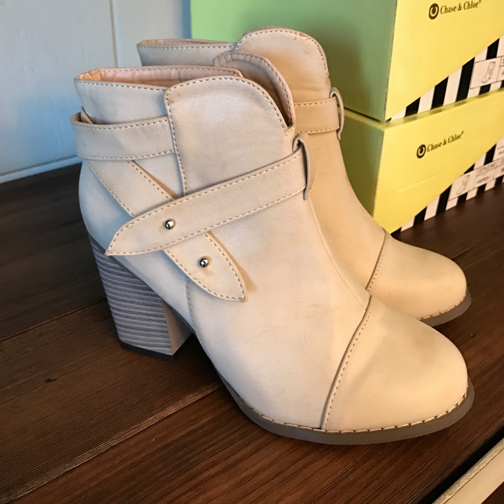 Off white Booties