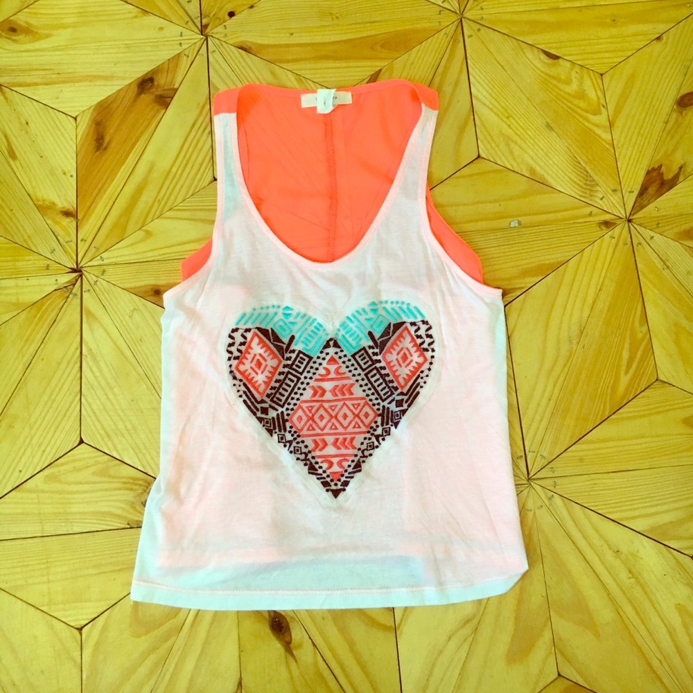 Heart tank top