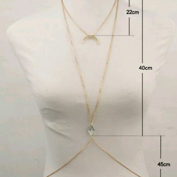 🔴Last 1🔴GP Double Layer Body Crossover Chain🔴 - Picture 3 of 3