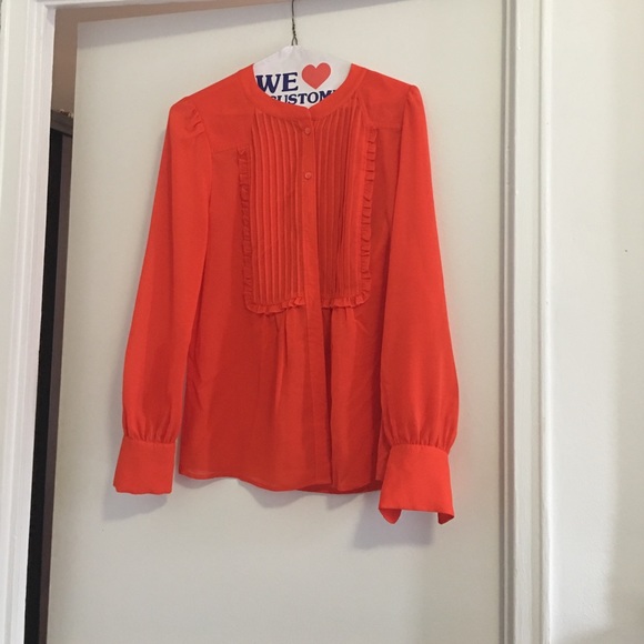 J. Crew Tops - J Crew blouse wth pintuck detail