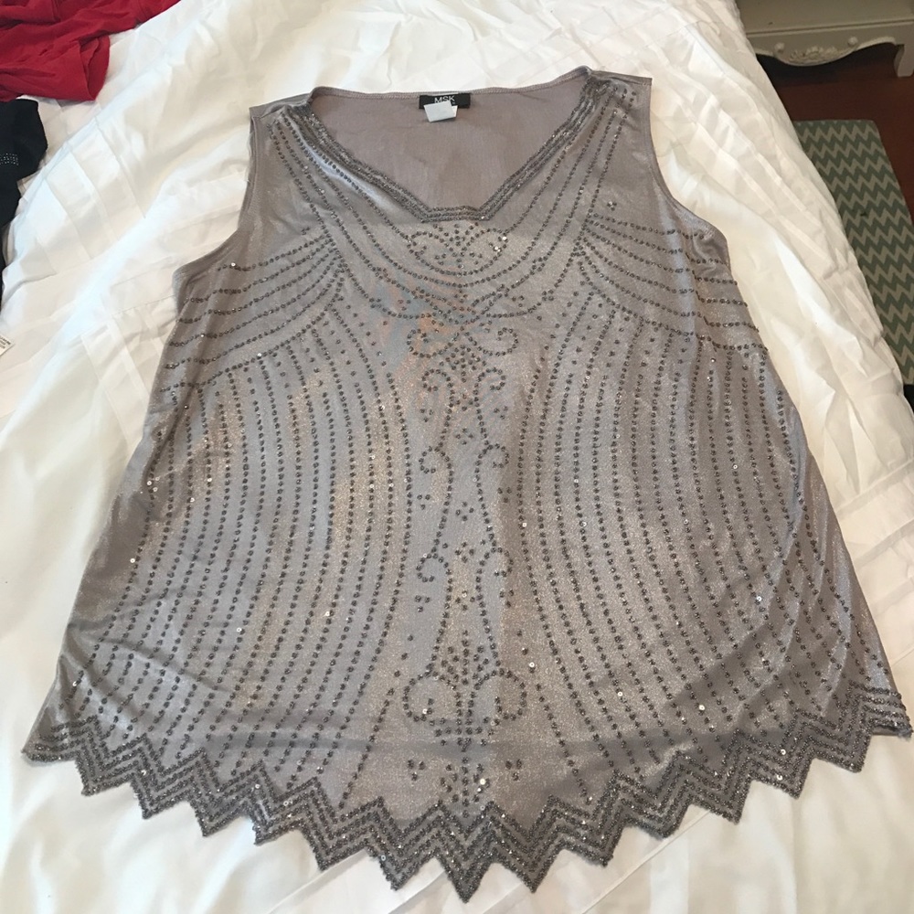 Shimmery summer tank!