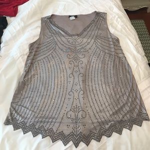 Shimmery summer tank!