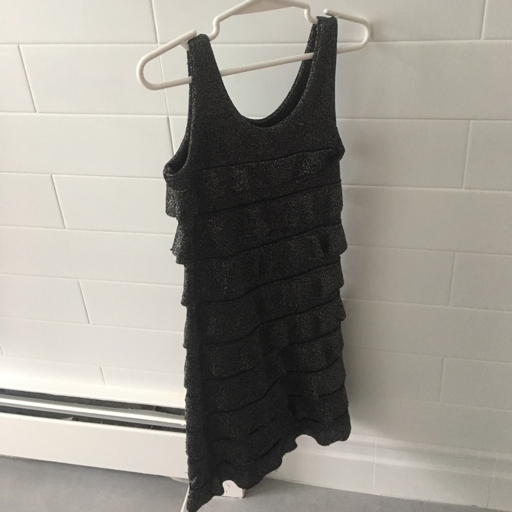 Black sparkly cheryl dress