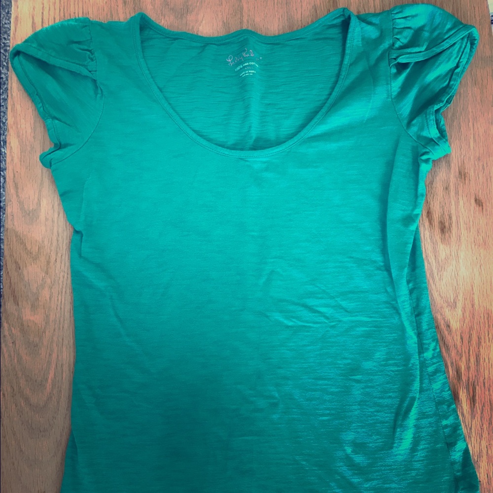 Jungle green Lilly Pulitzer t shirt