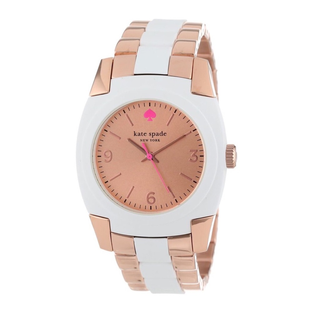 NWT- Kate Spade Skyline Watch- Rose Gold/White