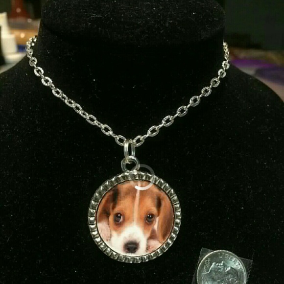 ✨️ HANDCRAFTED DOG PUG PUPPY  TIBETAN SILVER CHARM NECKLACE 18" CHAIN - Picture 4 of 4