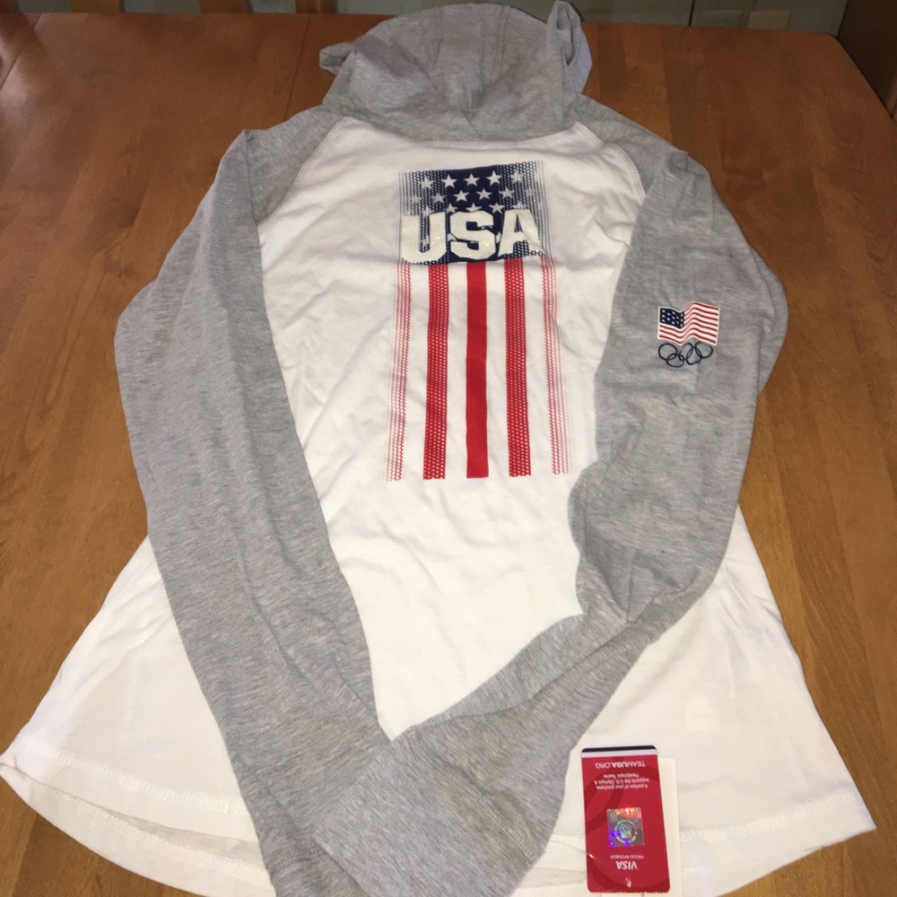 TEAM USA Olympic Hooded Tshirt