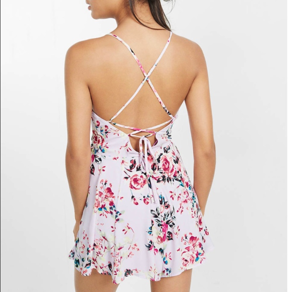 NWT Express Floral Romper