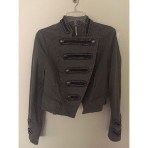 Free People cropped military jacket