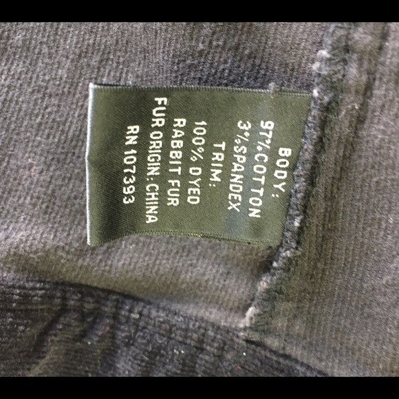 Sb jeans corduroy and rabbit fur jacket - Picture 4 of 5